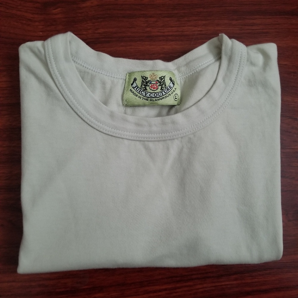 Juicy couture Top light green size Large